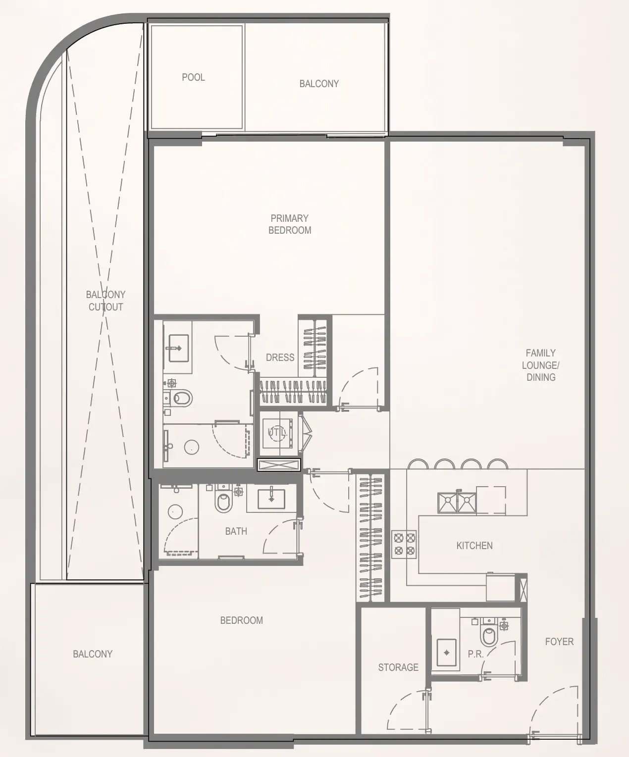 AB Developers Bayview Boulevard floor plan