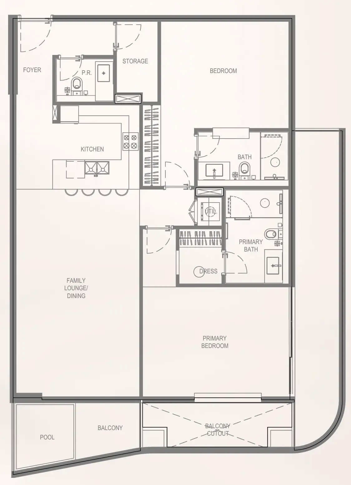 AB Developers Bayview Boulevard floor plan