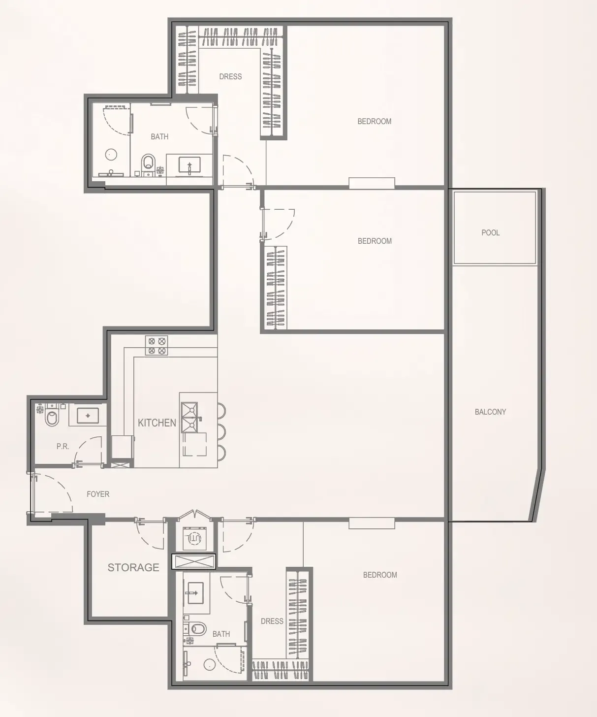 AB Developers Bayview Boulevard floor plan