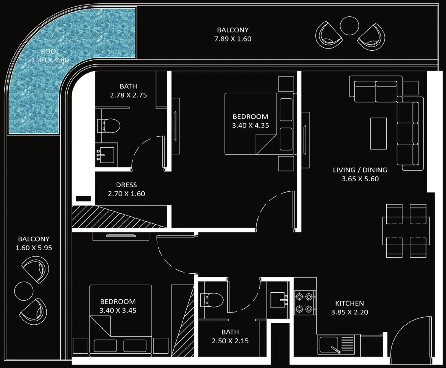 Danube Bayz 101 floor plan