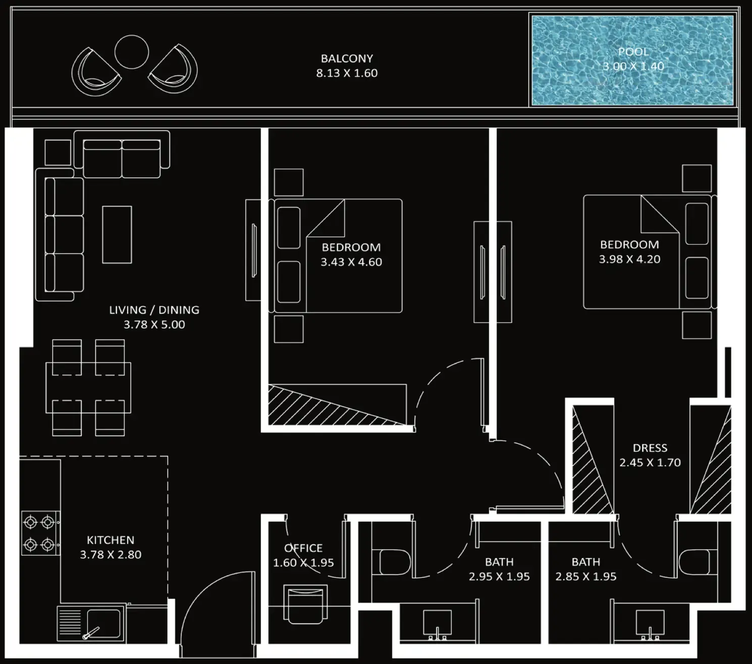 Danube Bayz 101 floor plan