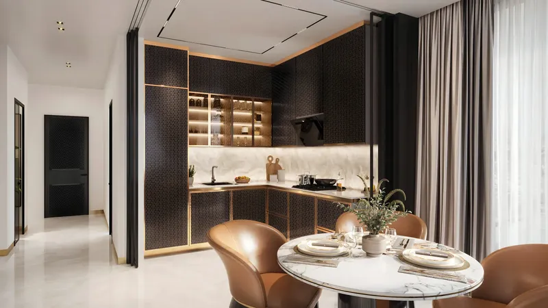 Interior at Bayz 102 in Business Bay Dubai