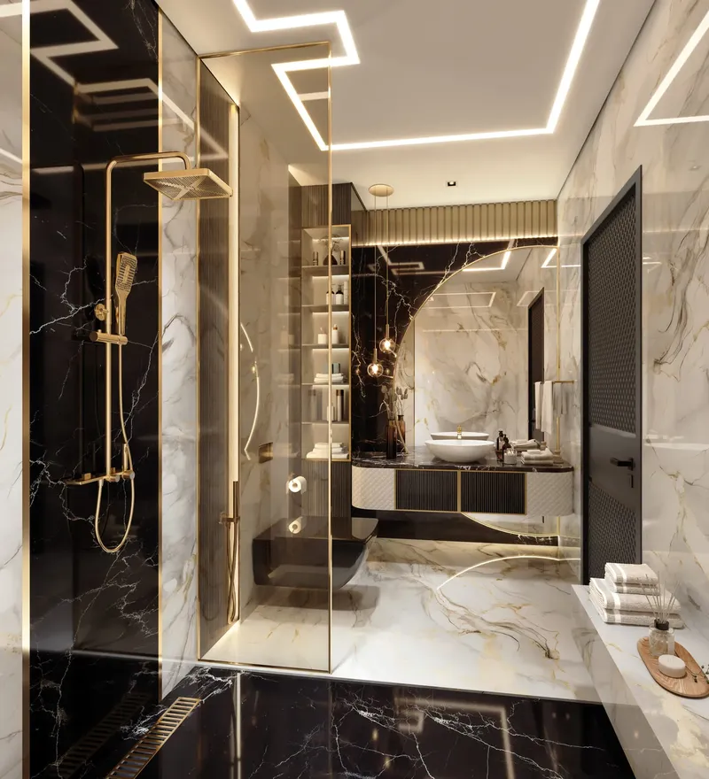Interior at Bayz 102 in Business Bay Dubai