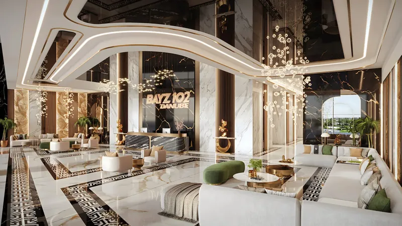 Lobby at Bayz 102 in Business Bay Dubai