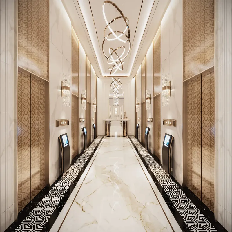 Lobby at Bayz 102 in Business Bay Dubai