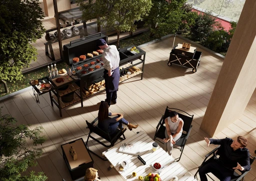 Bbq Area amenity image at I'Sola Bella