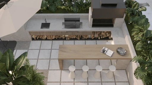 Bbq & Gazebo amenity image at Lucky Royale Residence