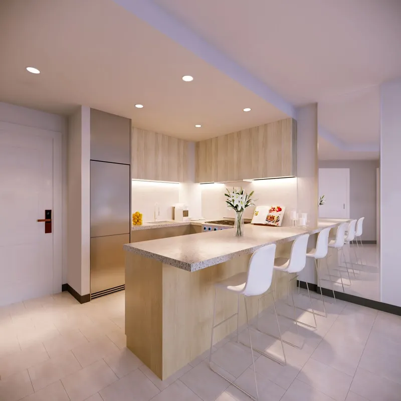 Interior at Beach Oasis 1 and 2 in Dubai Studio City Dubai