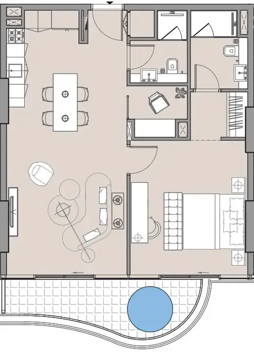 Imtiaz Development Beach Walk 4 floor plan