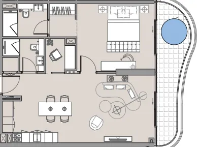 Imtiaz Development Beach Walk 4 floor plan