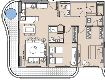 Imtiaz Development Beach Walk 4 floor plan