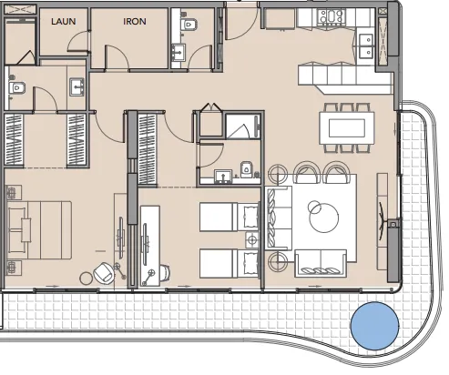 Imtiaz Development Beach Walk 4 floor plan