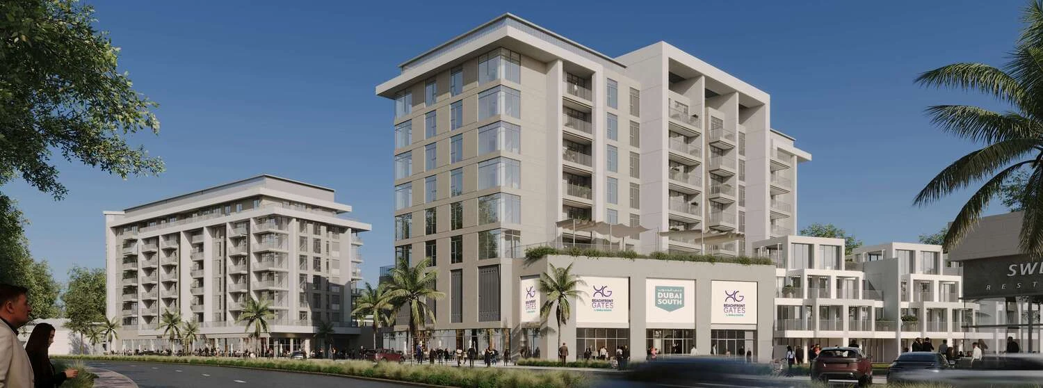 Beachfront Gates contemporary apartments in Dubai South