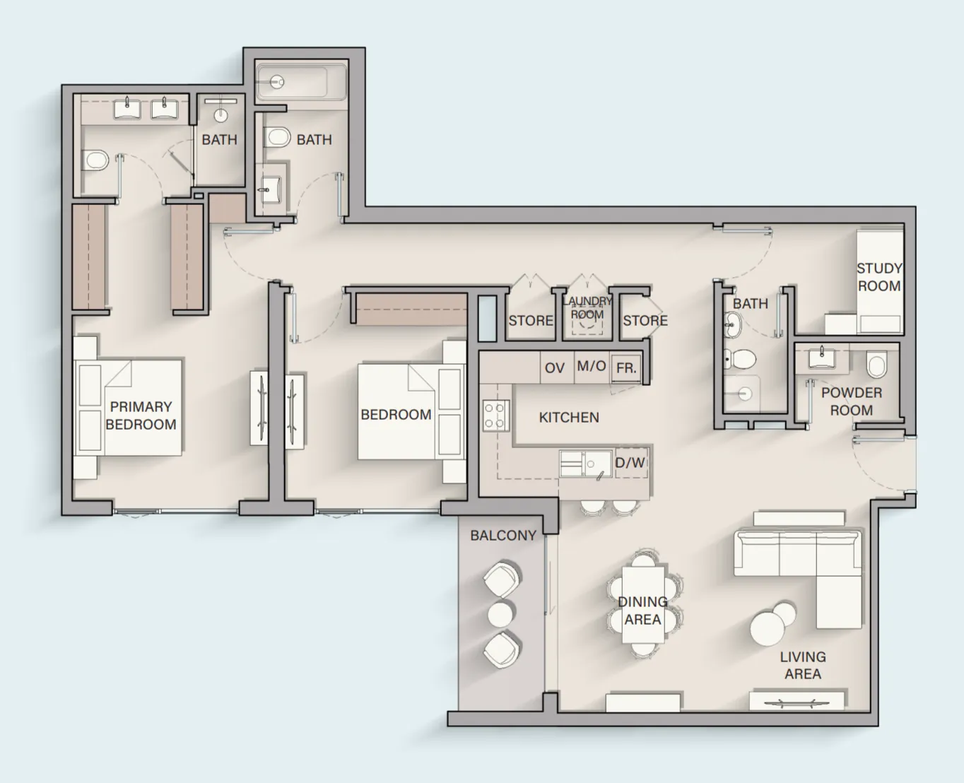 Ellington Belgravia Gardens floor plan