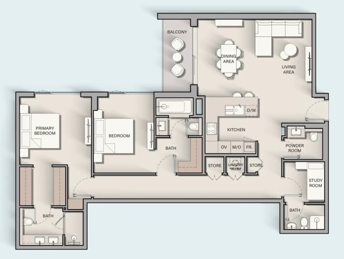 Ellington Belgravia Gardens floor plan