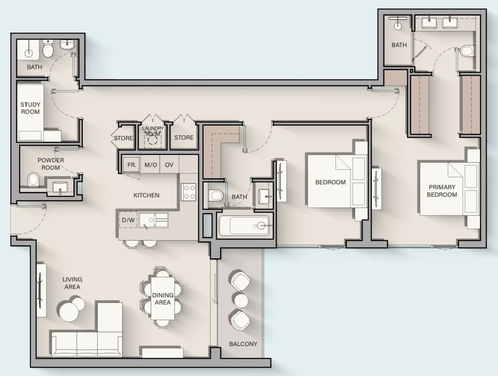 Ellington Belgravia Gardens floor plan