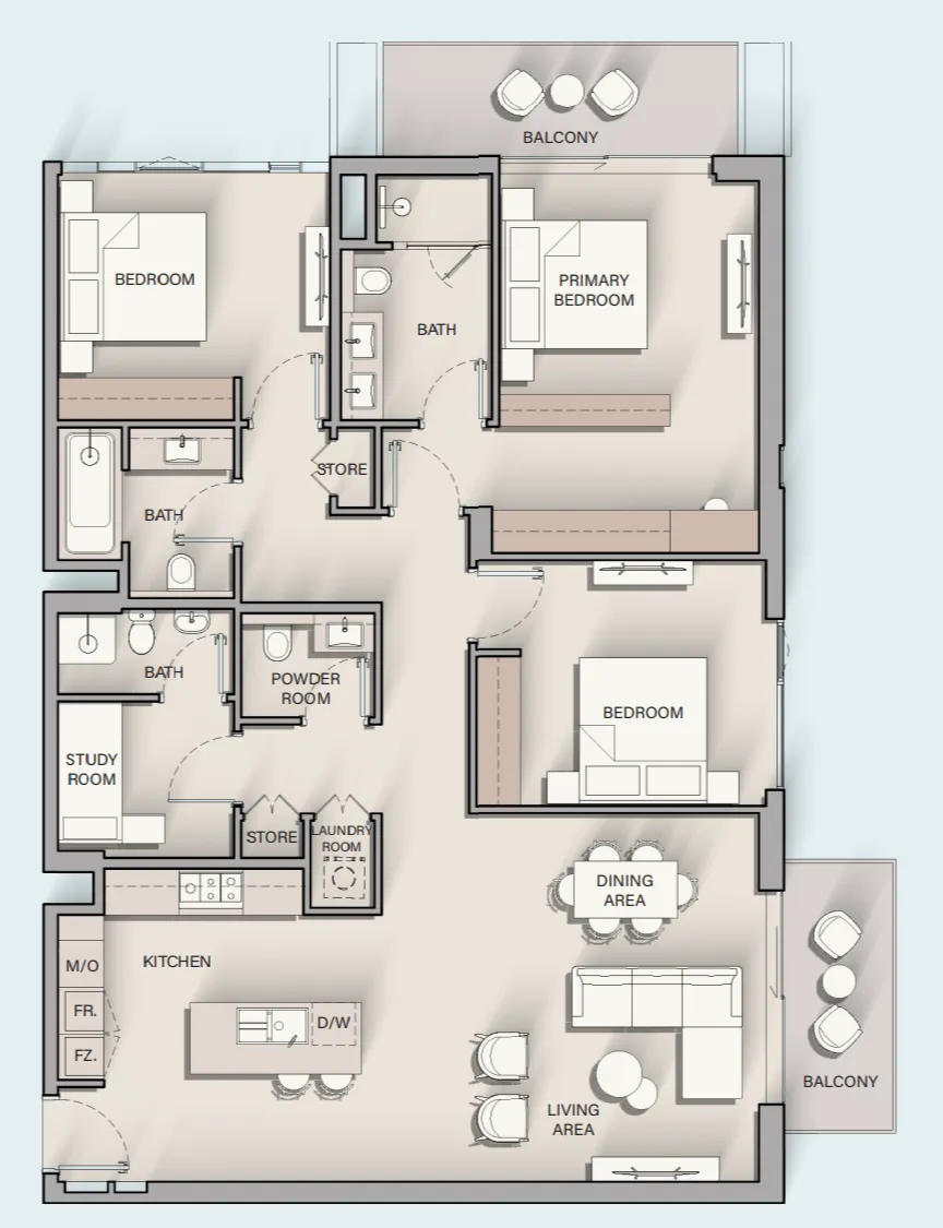 Ellington Belgravia Gardens floor plan