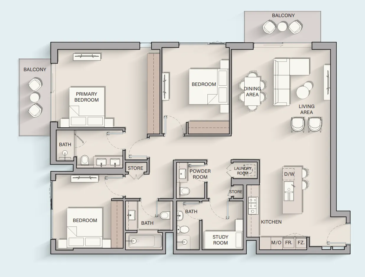 Ellington Belgravia Gardens floor plan