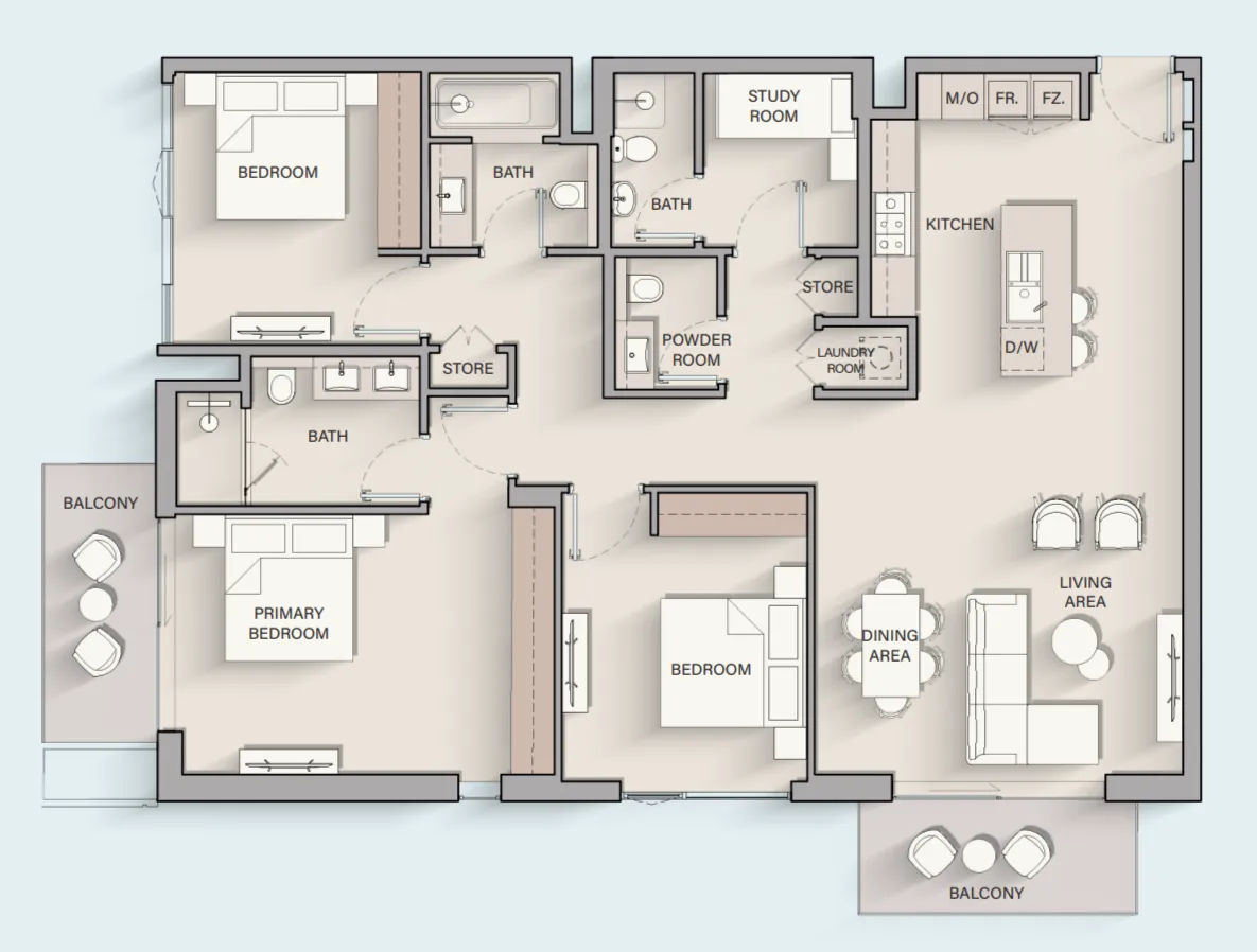 Ellington Belgravia Gardens floor plan
