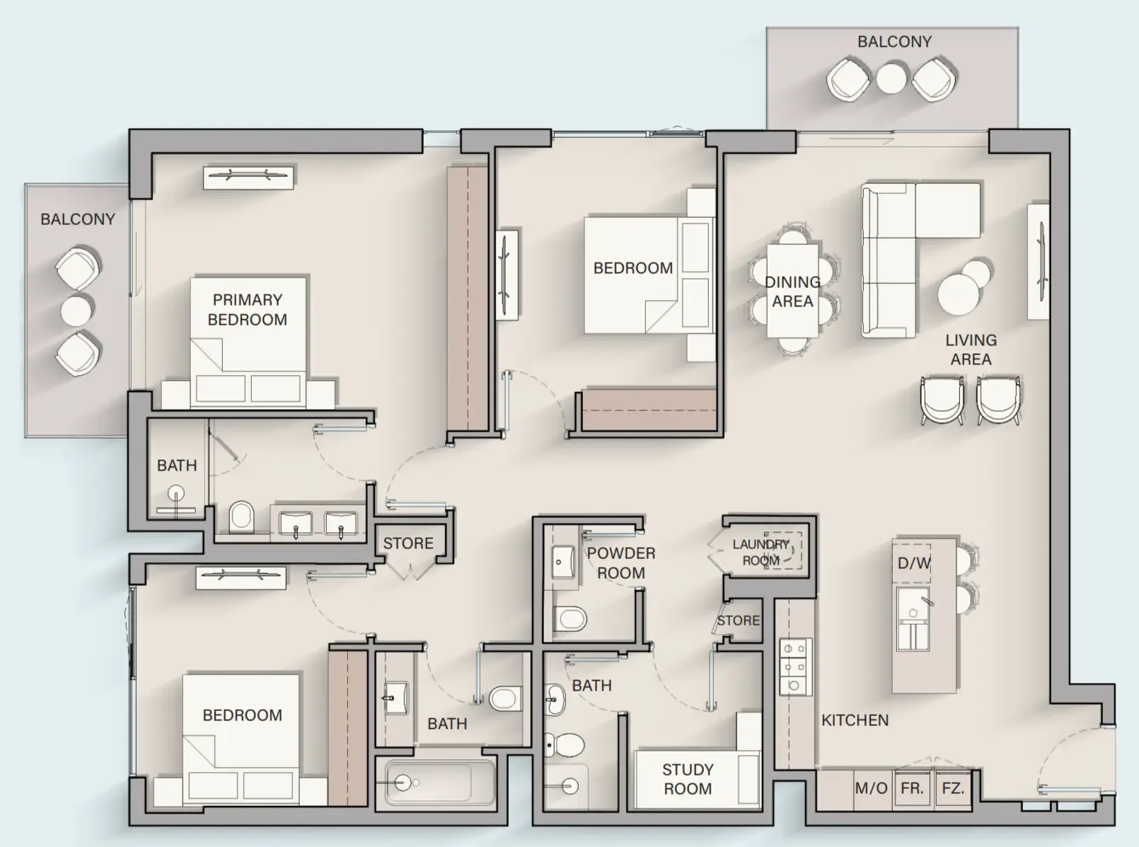 Ellington Belgravia Gardens floor plan