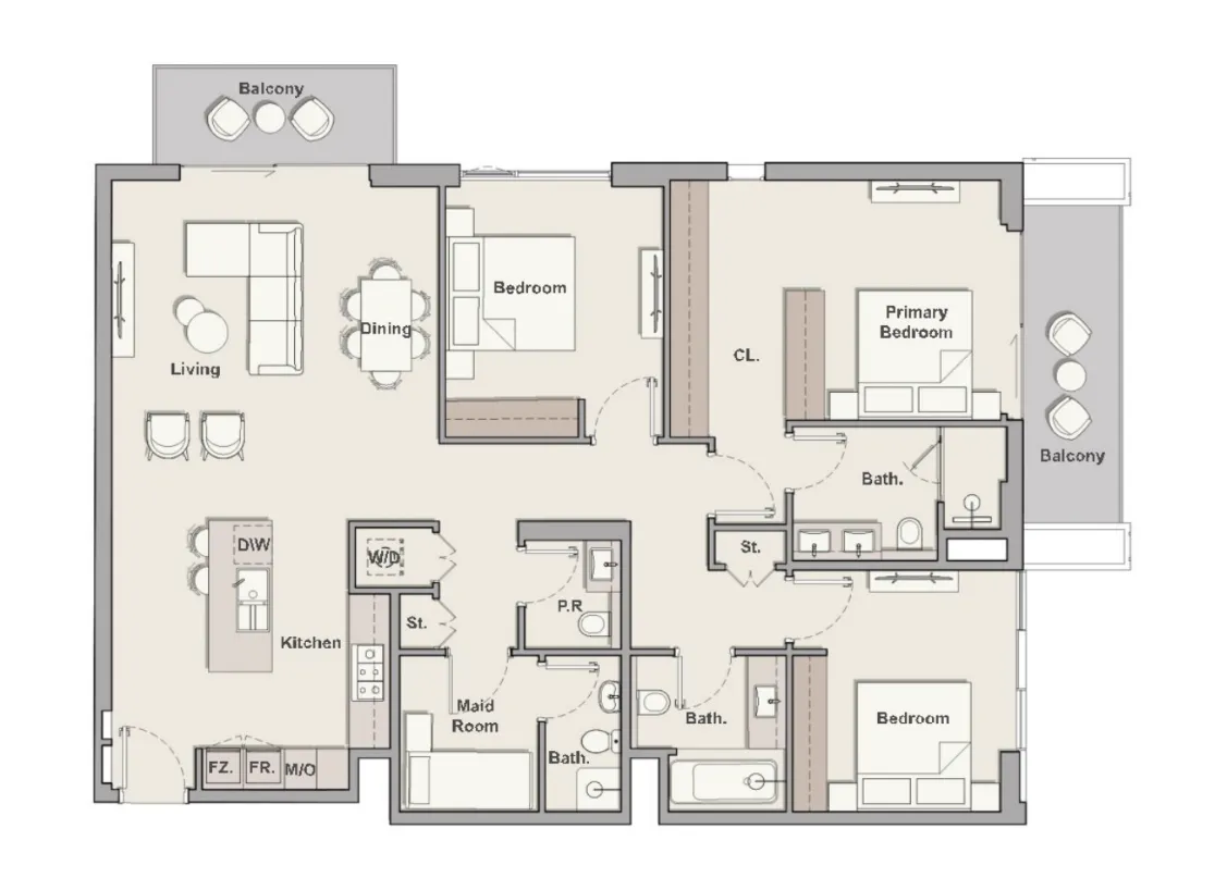 Ellington Belgravia Gardens floor plan