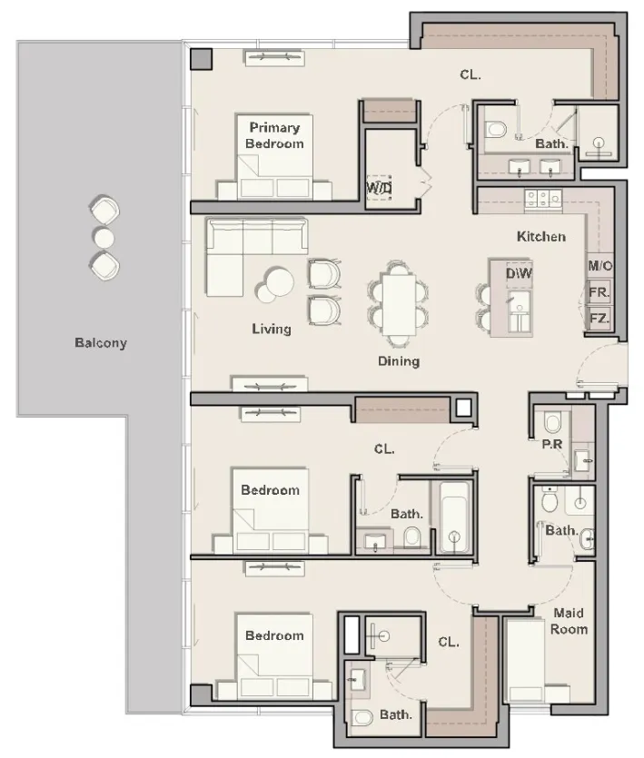 Ellington Belgravia Gardens floor plan