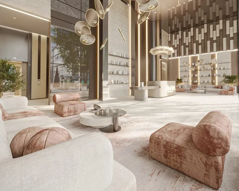 Lobby at Belle Rêve in JVC (Jumeirah Village Circle) Dubai
