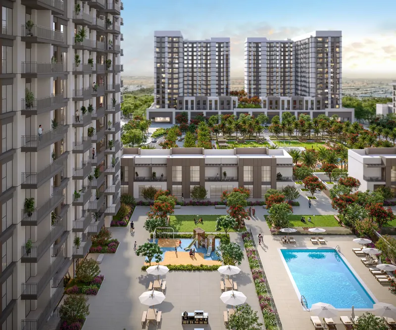 Exterior at Belmont in Town Square Dubai