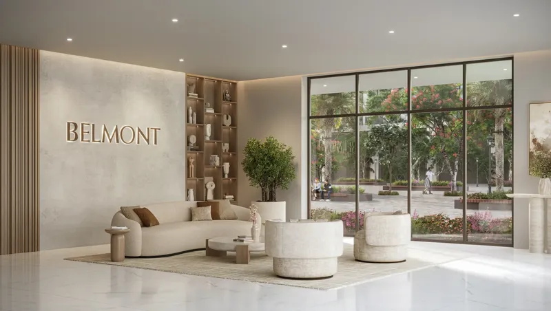 Lobby at Belmont in Town Square Dubai