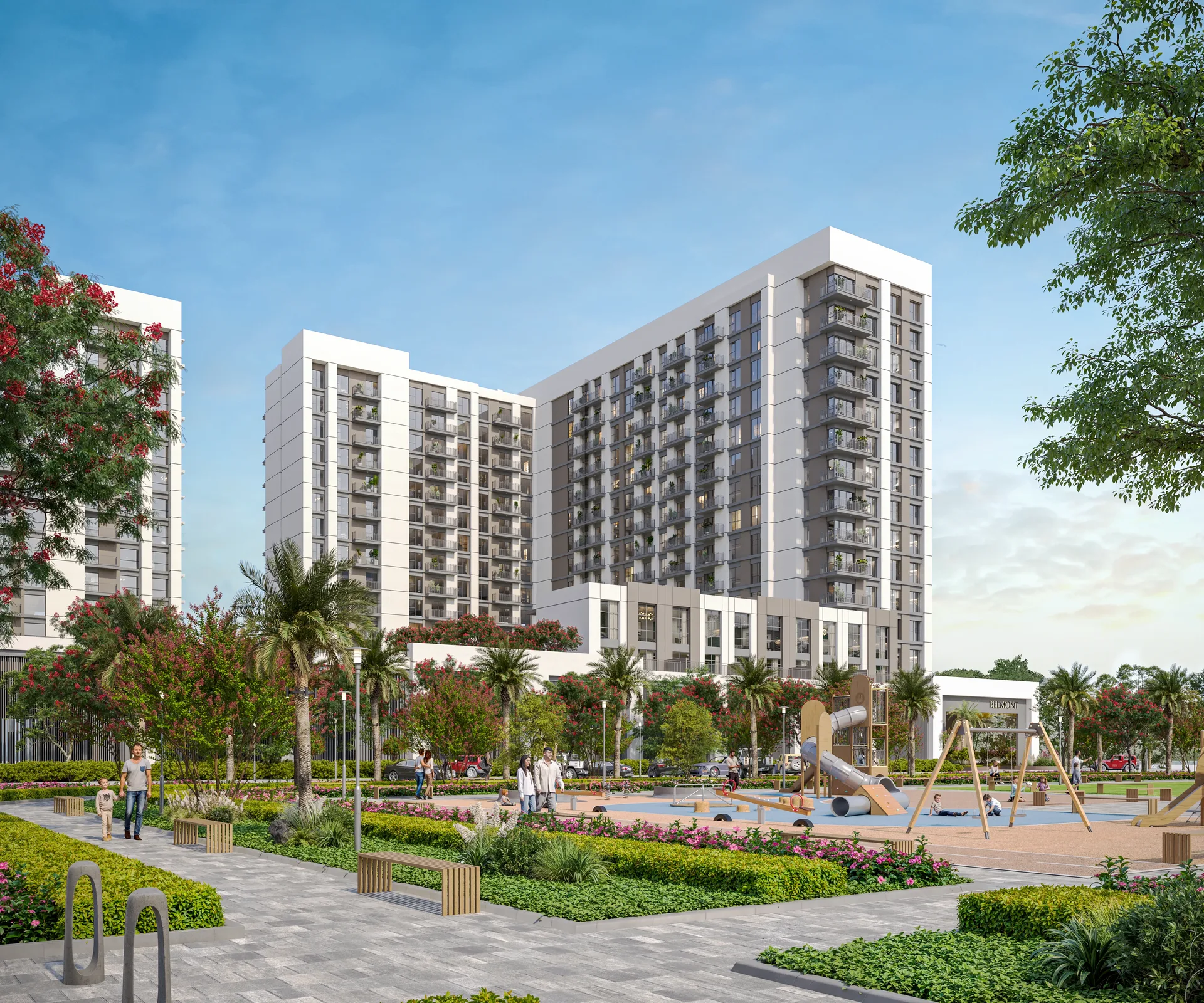 Exterior at Belmont in Town Square Dubai