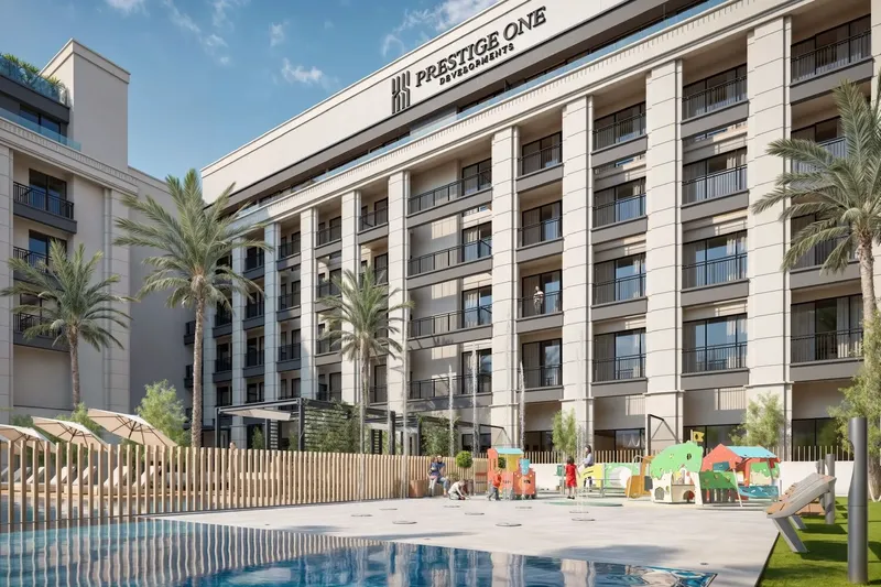 Exterior at Berkeley Square in JVC (Jumeirah Village Circle) Dubai