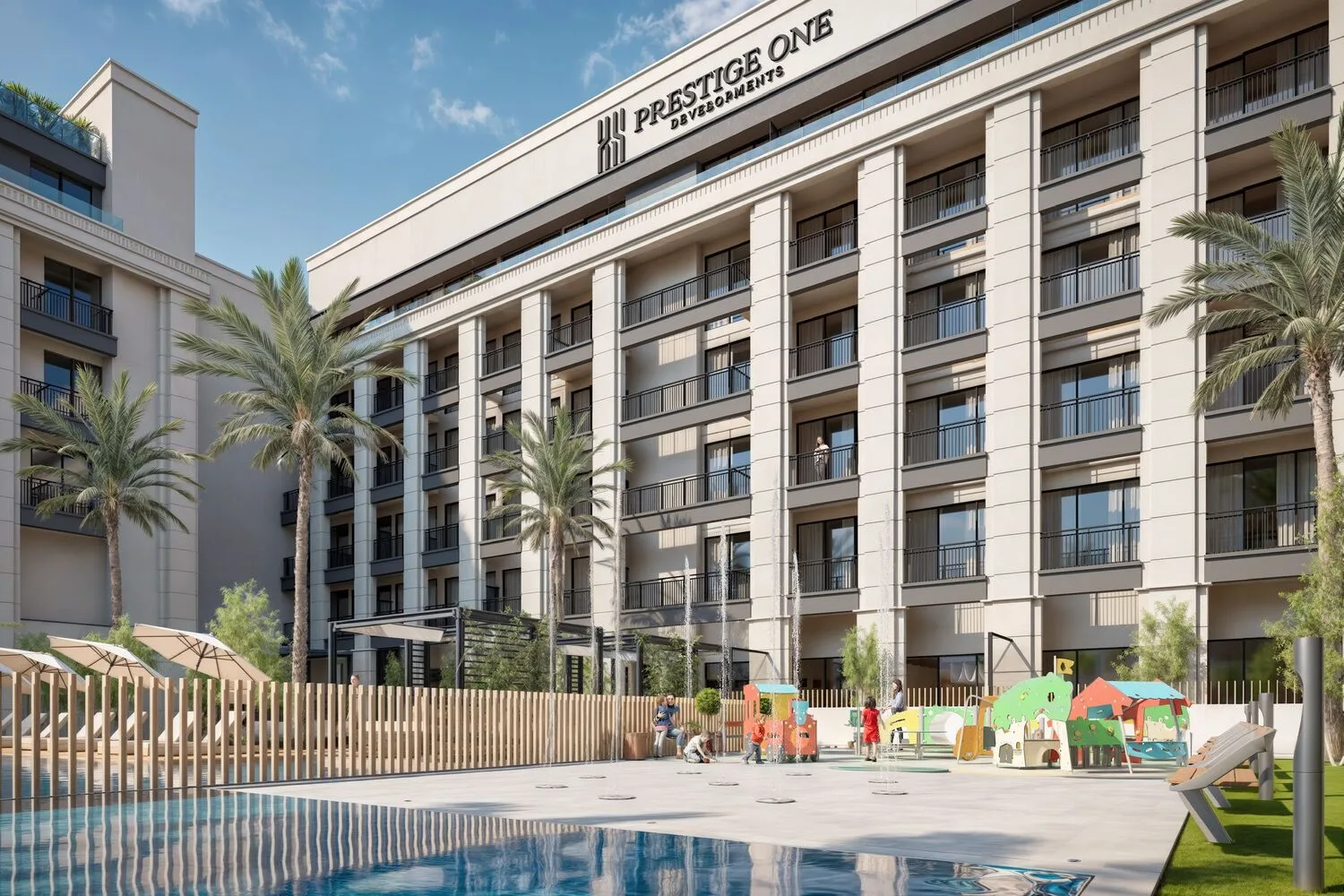 Exterior at Berkeley Square in JVC (Jumeirah Village Circle) Dubai