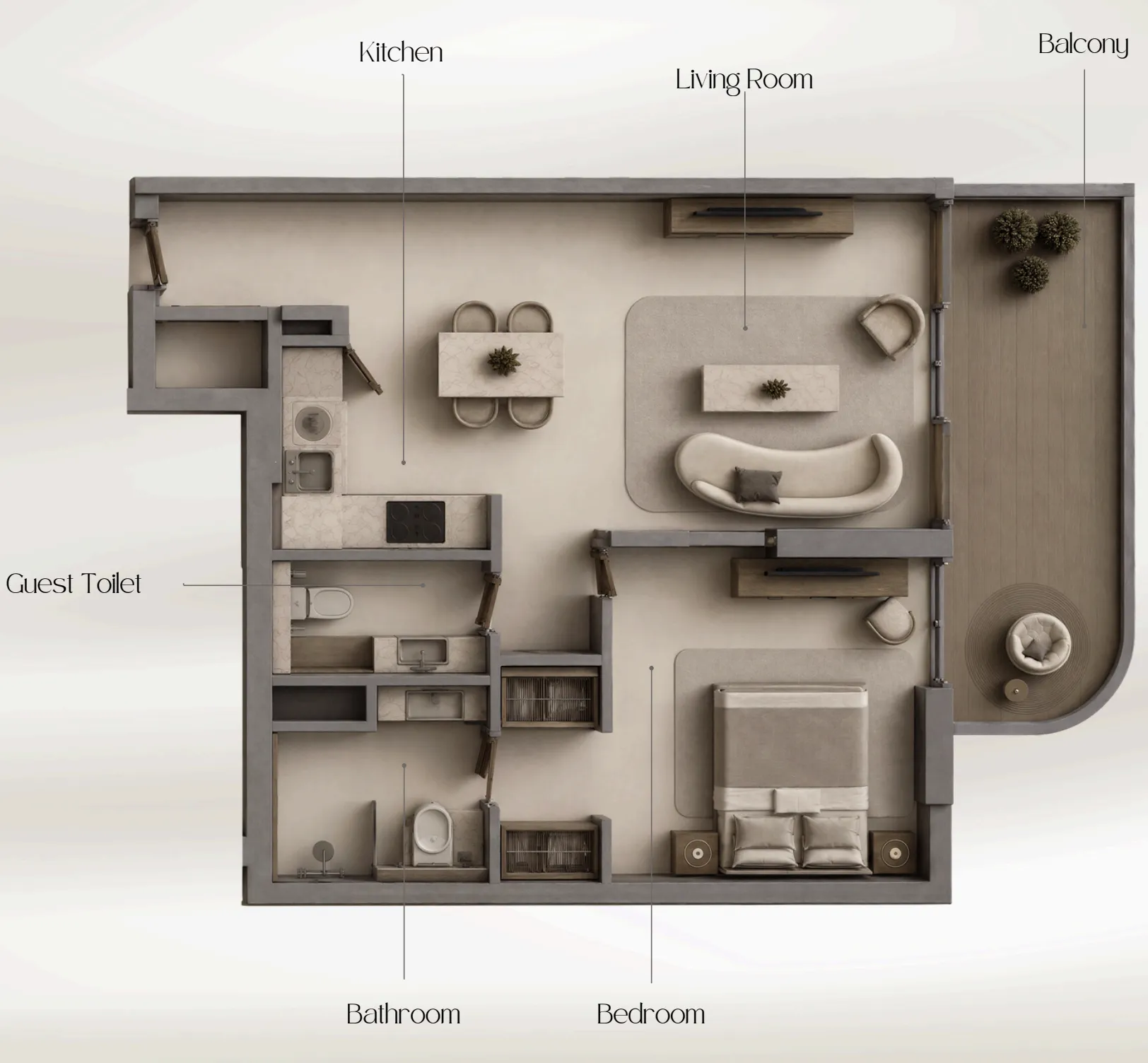 HMB Homes Real Estate Development Beverly Crown floor plan