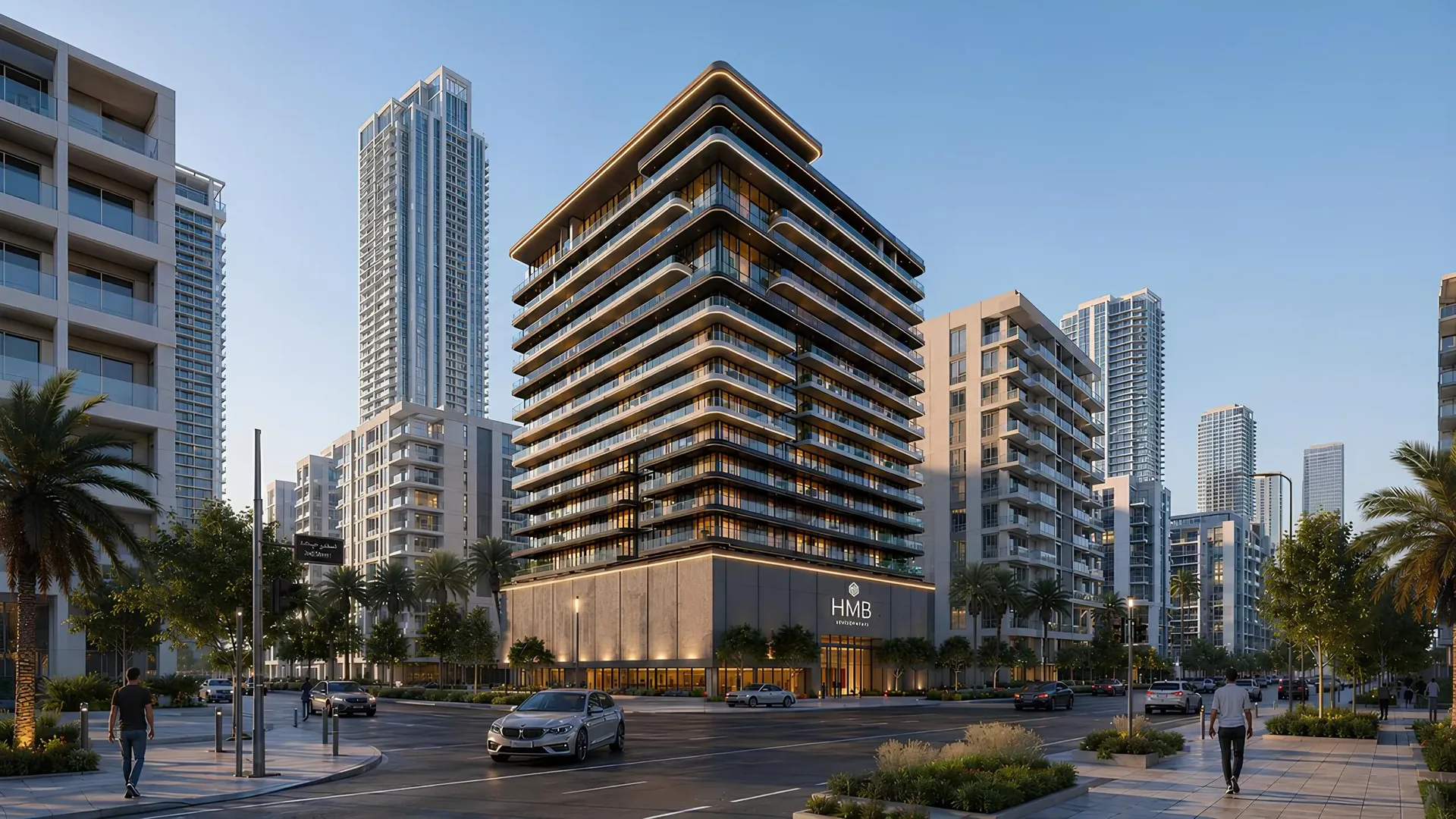 Exterior at Beverly Crown in JVC (Jumeirah Village Circle) Dubai
