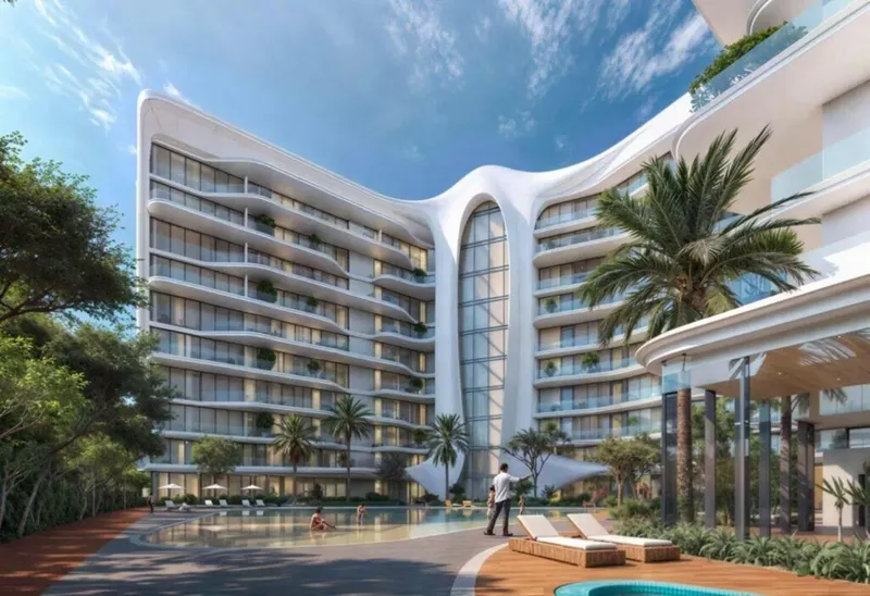 Exterior at Beverly Grande in Dubai Motor City Dubai