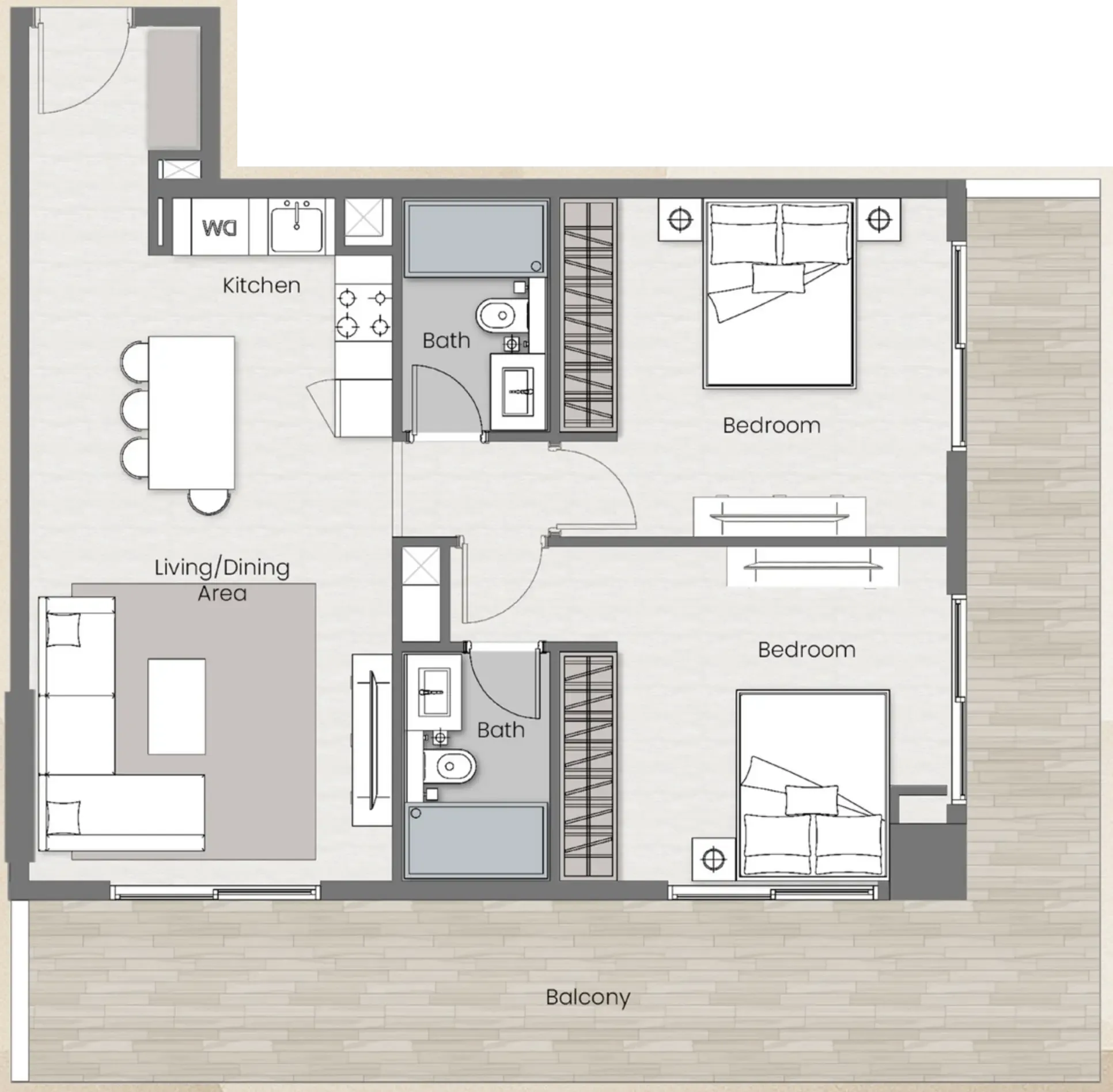 HMB Homes Real Estate Development Beverly Park floor plan