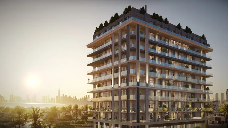 Exterior at Beverly Park in Dubailand Residence Complex Dubai