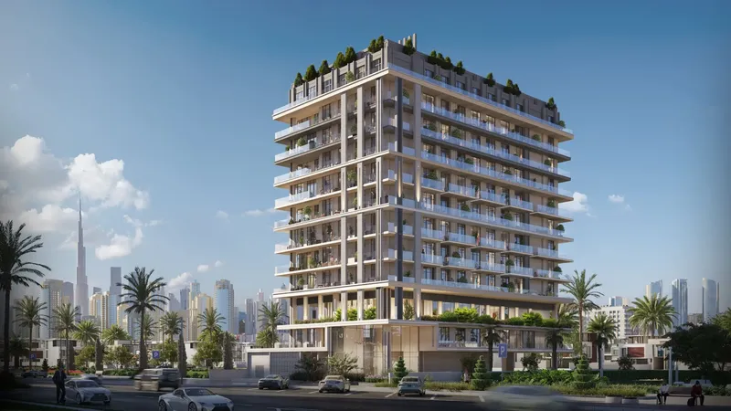 Exterior at Beverly Park in Dubailand Residence Complex Dubai