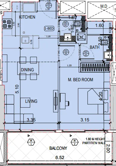 Binghatti Binghatti Amberhall floor plan