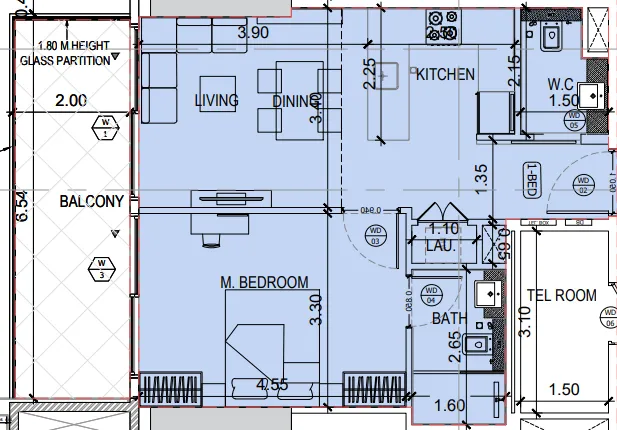 Binghatti Binghatti Amberhall floor plan