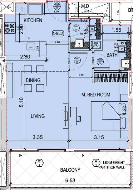 Binghatti Binghatti Amberhall floor plan