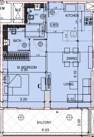 Binghatti Binghatti Amberhall floor plan