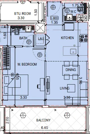 Binghatti Binghatti Amberhall floor plan