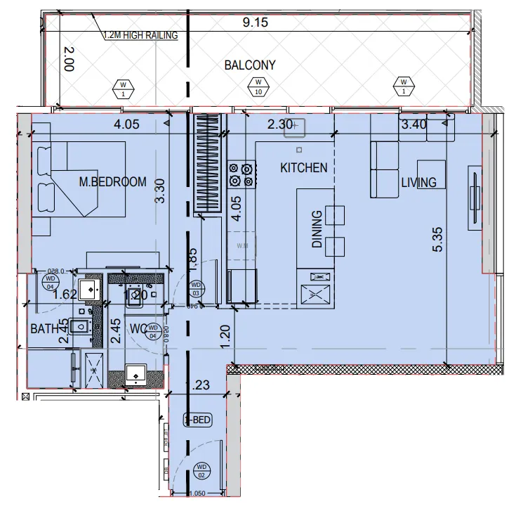 Binghatti Binghatti Amberhall floor plan
