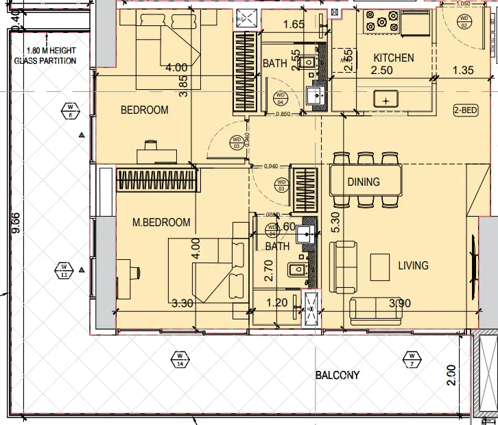 Binghatti Binghatti Amberhall floor plan