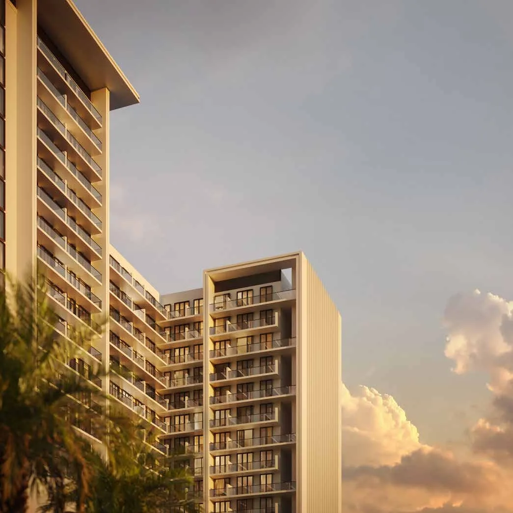 Exterior at Binghatti Amberhall in JVC (Jumeirah Village Circle) Dubai