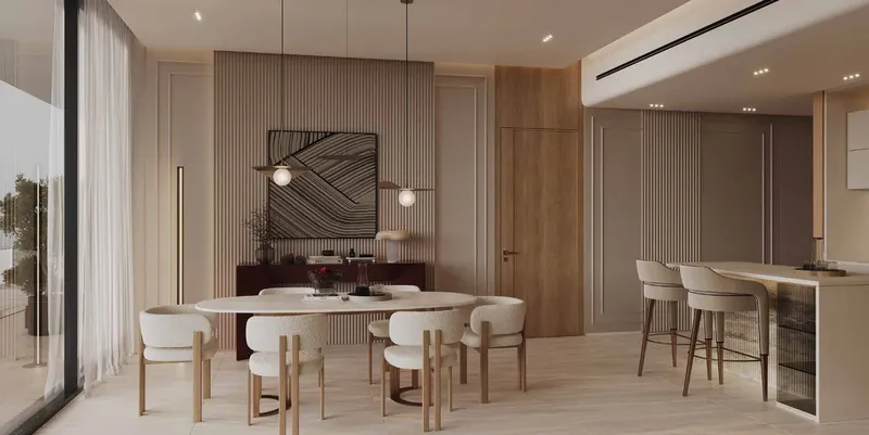 Interior at Binghatti Amberhall in JVC (Jumeirah Village Circle) Dubai