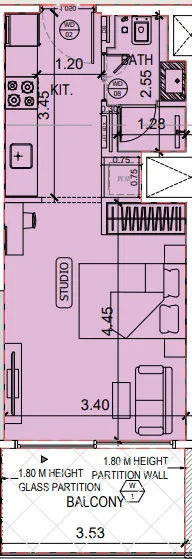 Binghatti Binghatti Amberhall floor plan
