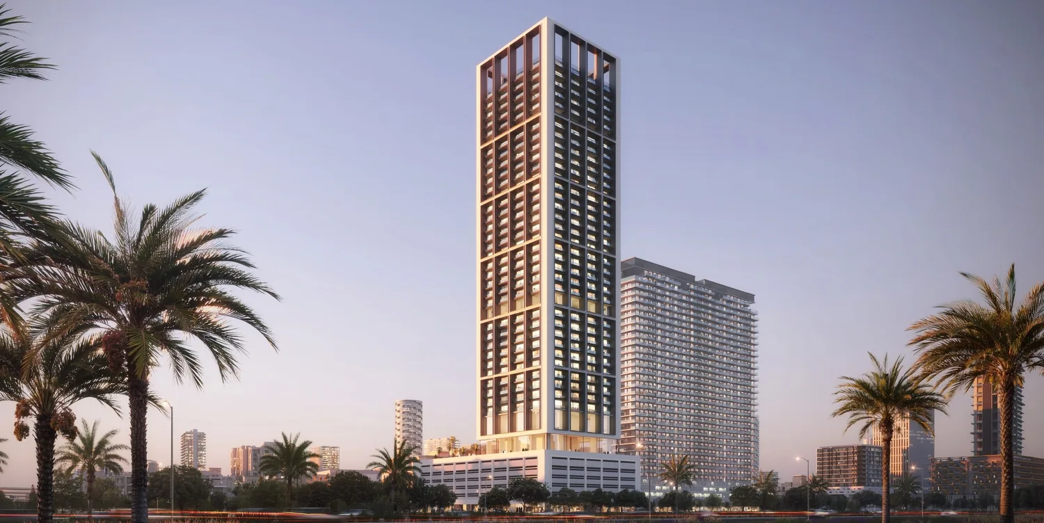 Exterior at Binghatti Apex in JVC (Jumeirah Village Circle) Dubai