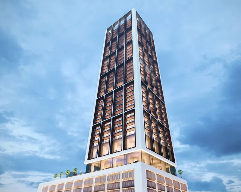 Exterior at Binghatti Apex in JVC (Jumeirah Village Circle) Dubai